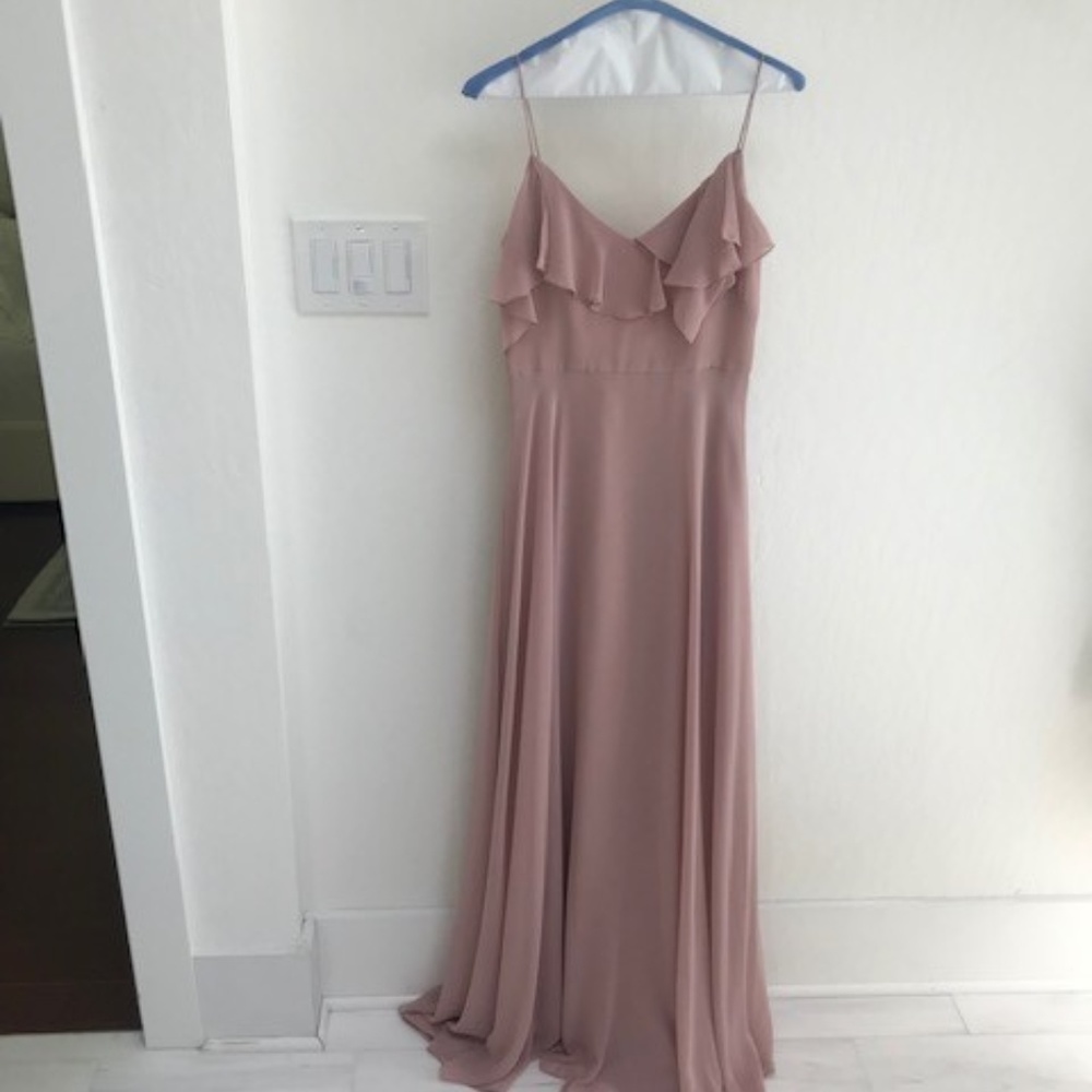 Jenny Yoo Mila Whipped Apricot Dress